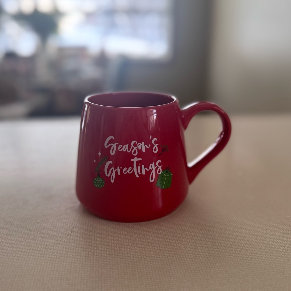 Red Holiday Mug